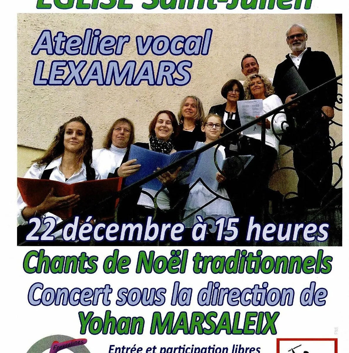 Concert de Noël par l'Atelier vocal Lexamars