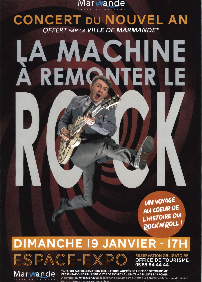 Concert du Nouvel An La machine à remonter le Rock