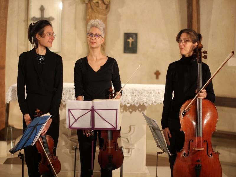 Concert "Trio Osmonde" à l'église Saint Martin Les Moutiers Hubert