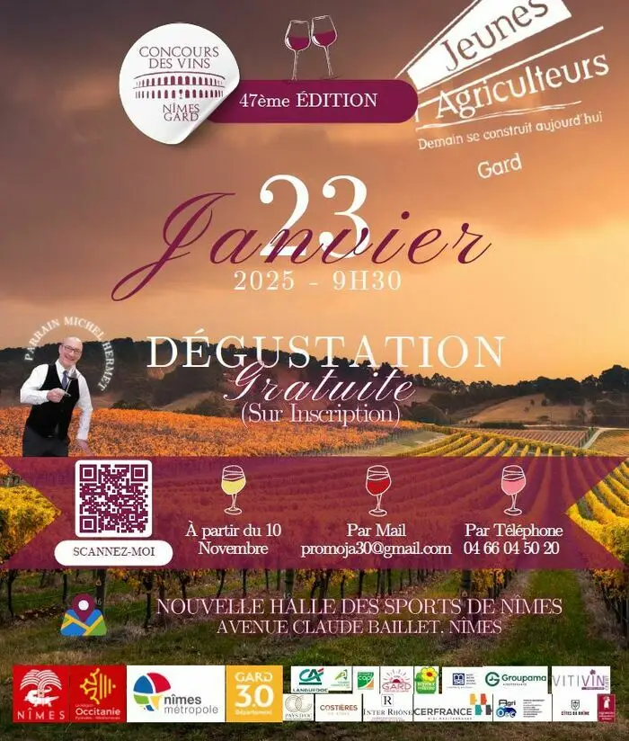 Concours des vins Halle des sports