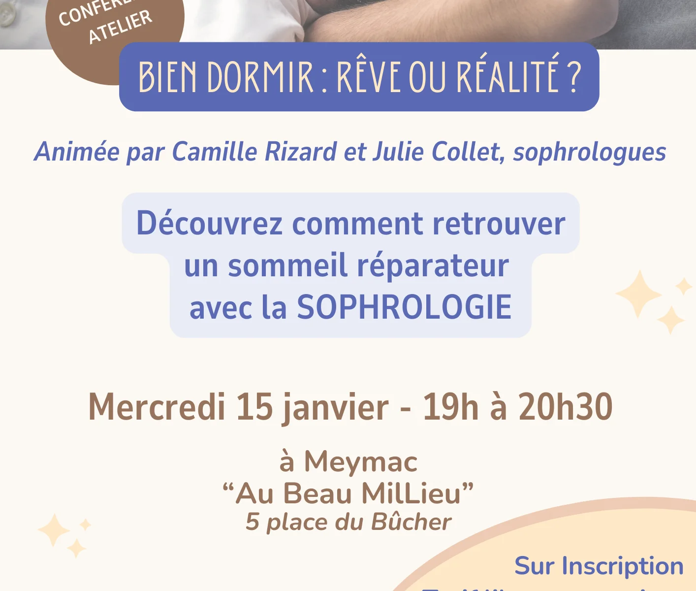 Conférence atelier "Bien dormir rêve ou réalité?"