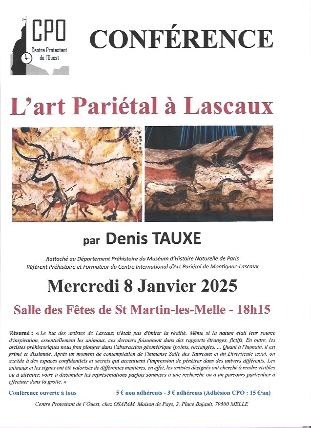 Conférence "L'Art Pariétal à Lascaux"