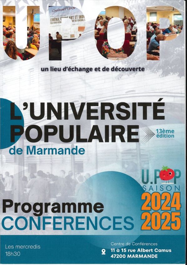 Conférence UPOP "Faut-il avir peur des algorithmes ?" Philippe REYNET