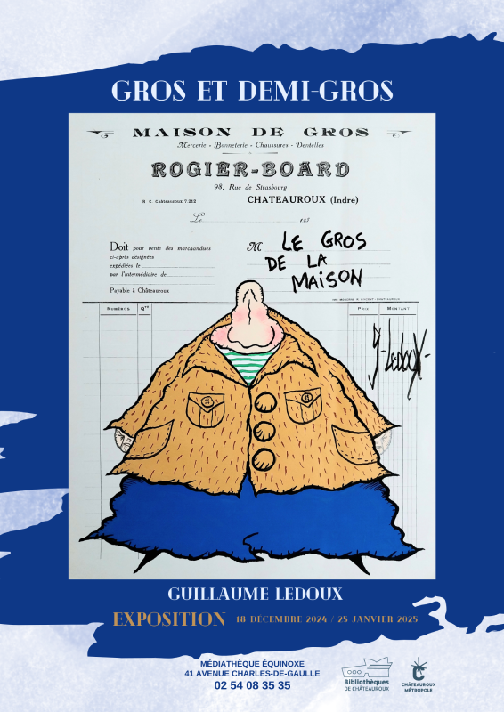 Exposition "Gros et demi-gros" de Guillaume Ledoux