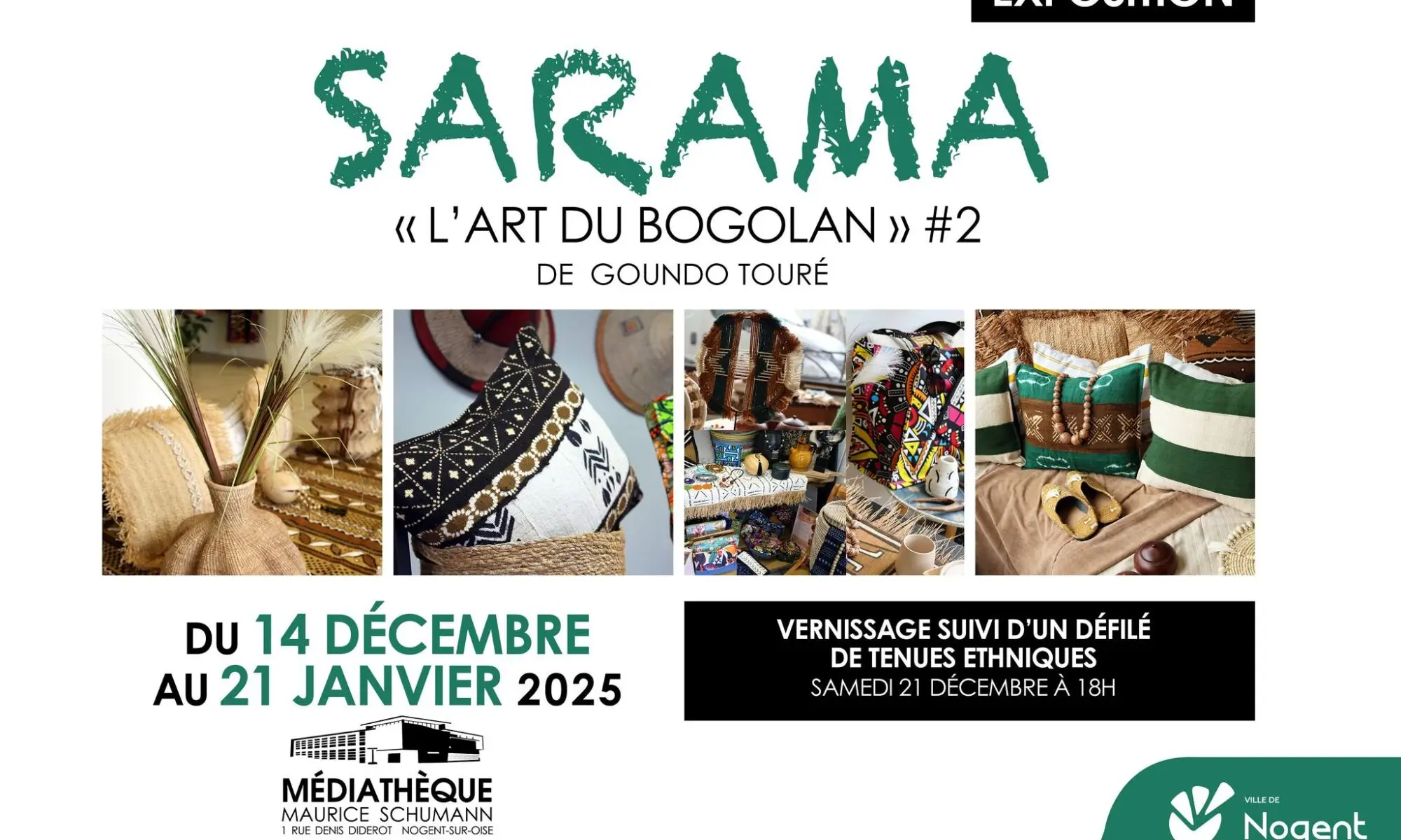 Exposition | SARAMA L'art du Bogolan #2