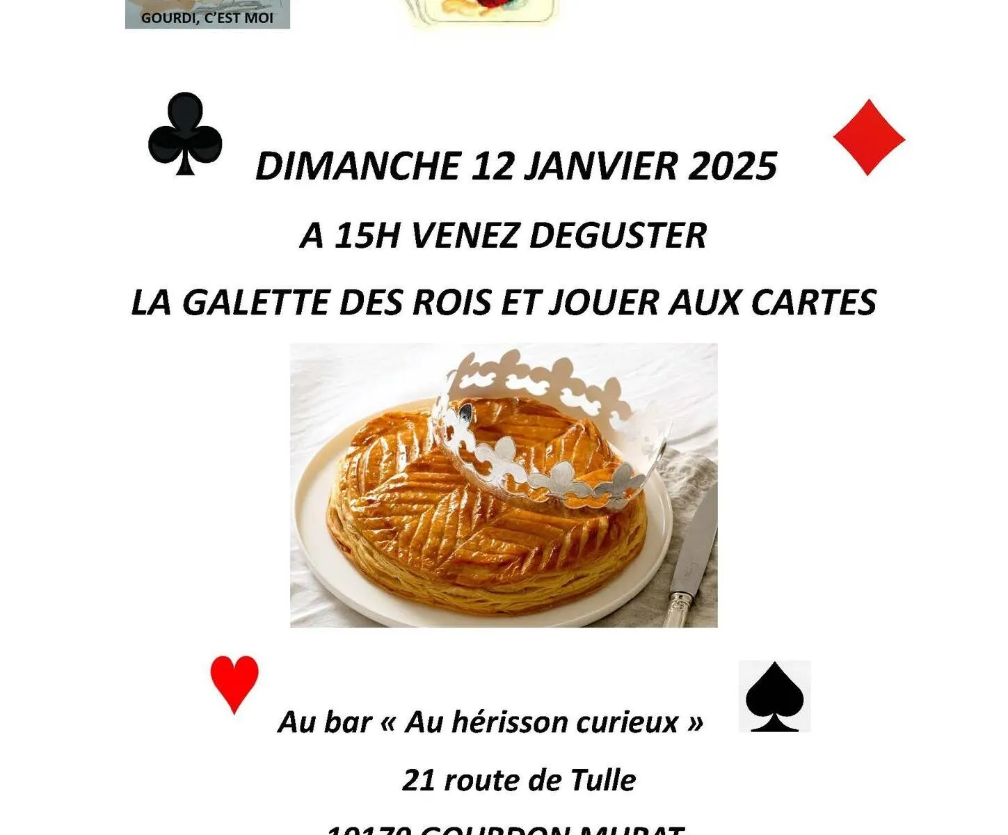 Galette de rois et jeux au Hérisson Curieux