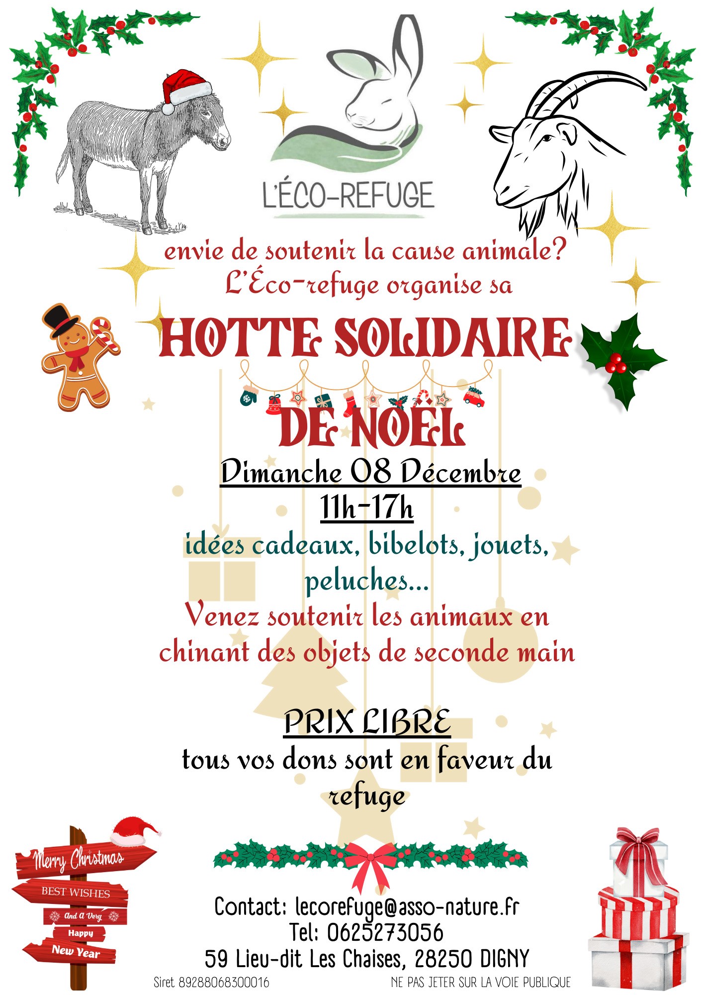 Hotte solidaite de Noël