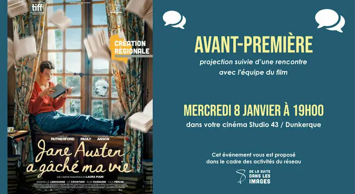 Jane Austen a gâché ma vie Cinéma Studio 43 Dunkerque