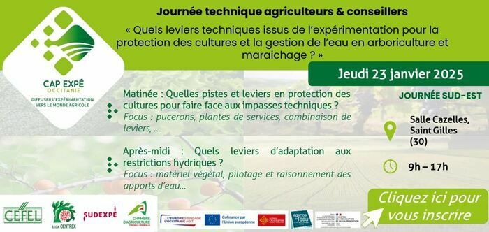 Journée technique agriculteurs & conseillers Salle Cazelles