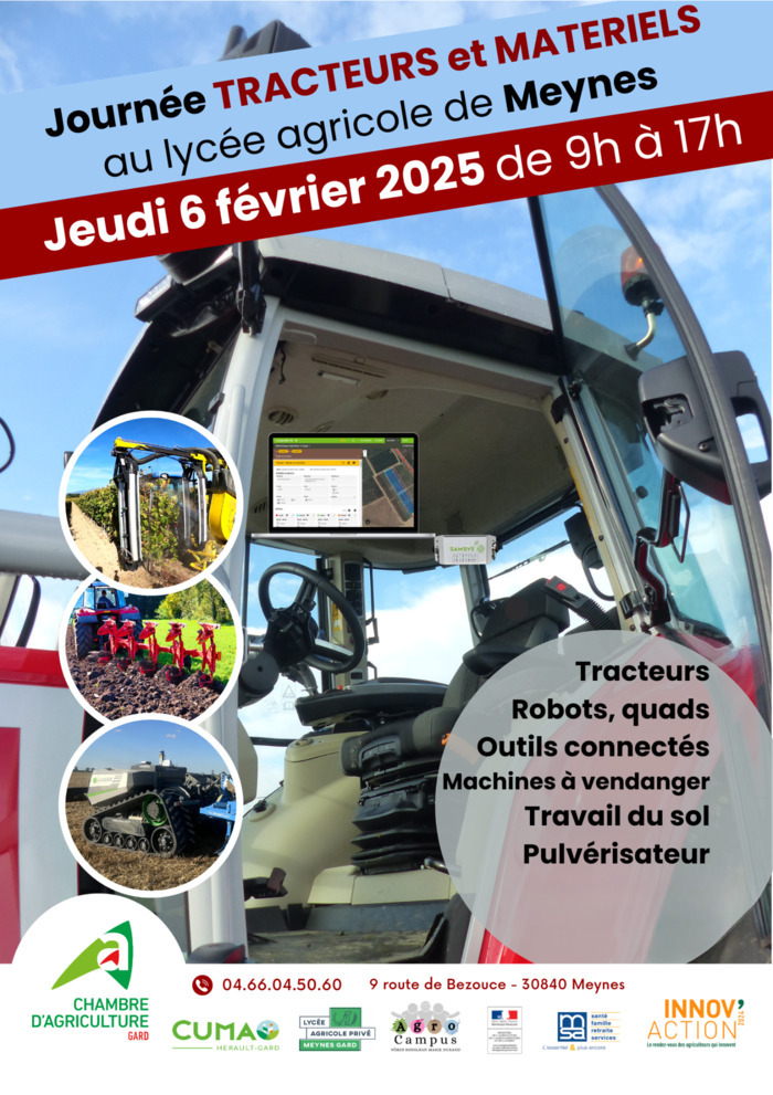 Journée tracteurs et matériels Lycée agricole