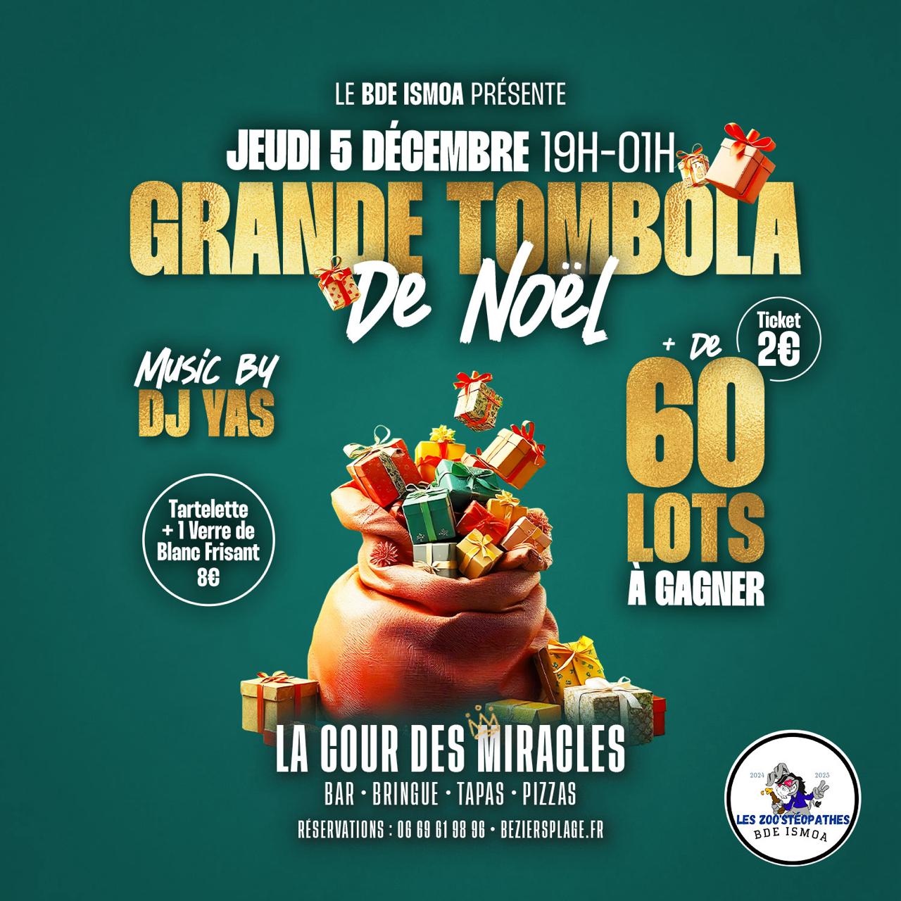 LA GRANDE TOMBOLA DE NOËL À LA COUR DES MIRACLES