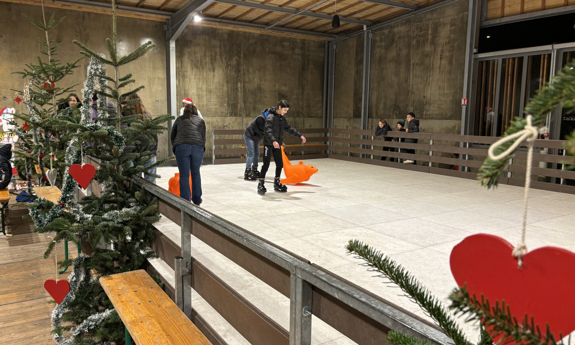 La patinoire de Noël à Saint-Yrieix