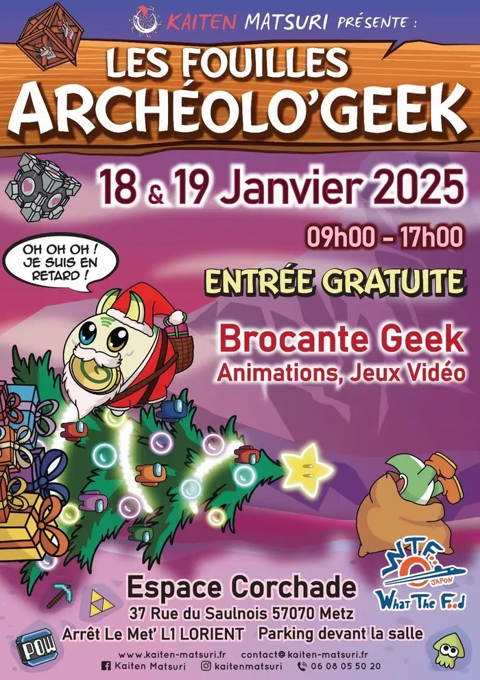 Les Fouilles Archélo'Geek Espace Corchade METZ (Moselle) Metz