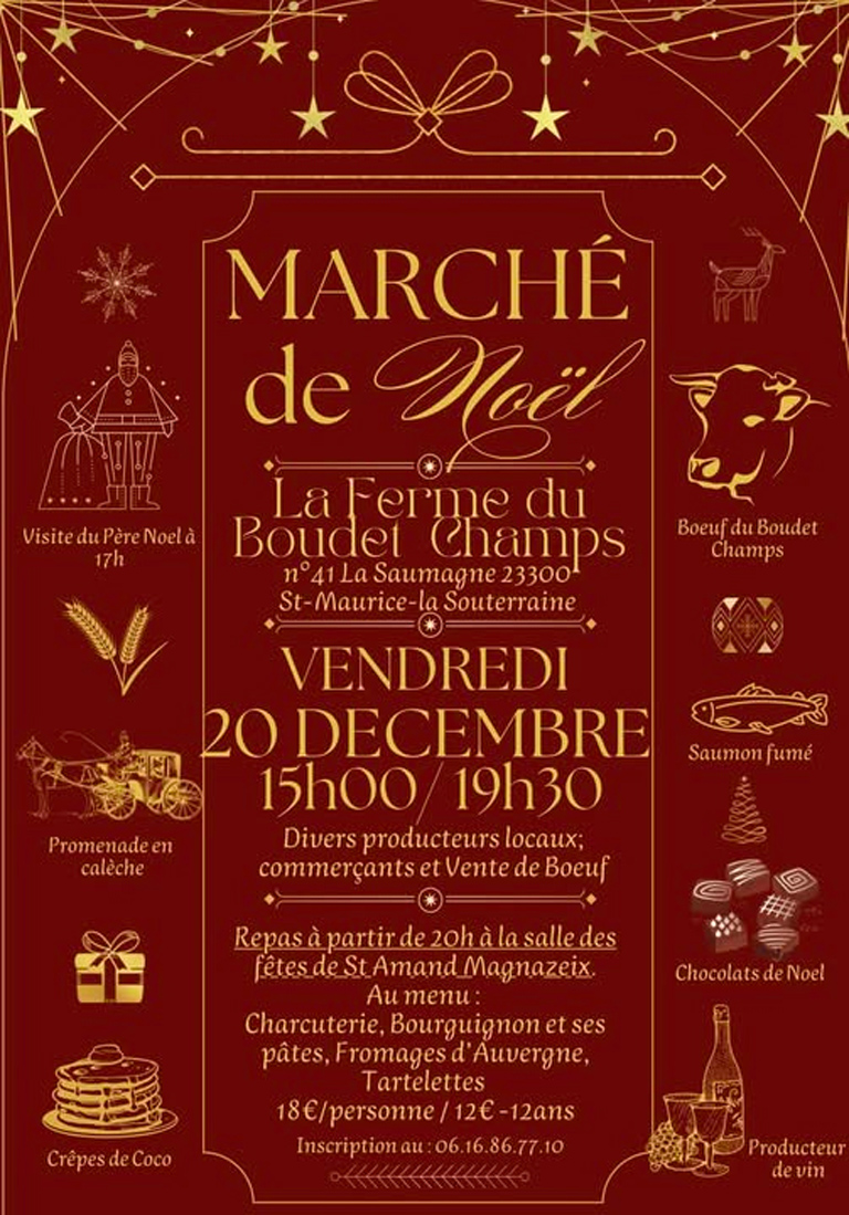 Marché de noël de la Saumagne