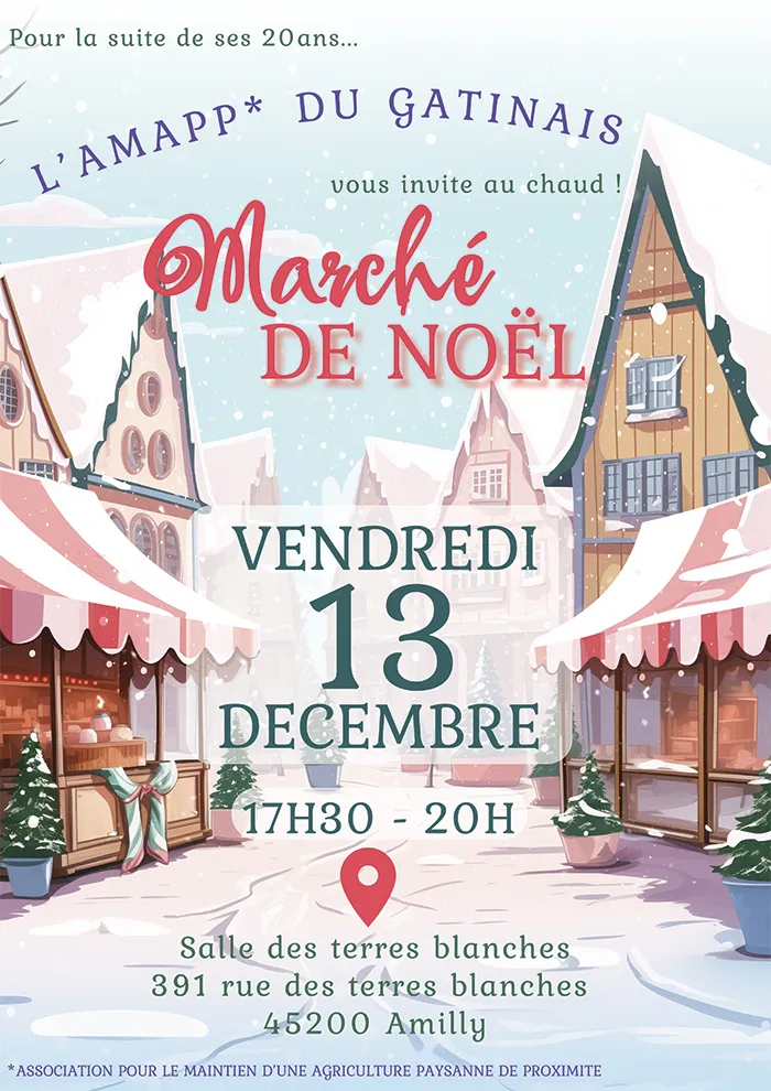 Marché de Noël de l'AMAPP du Gâtinais