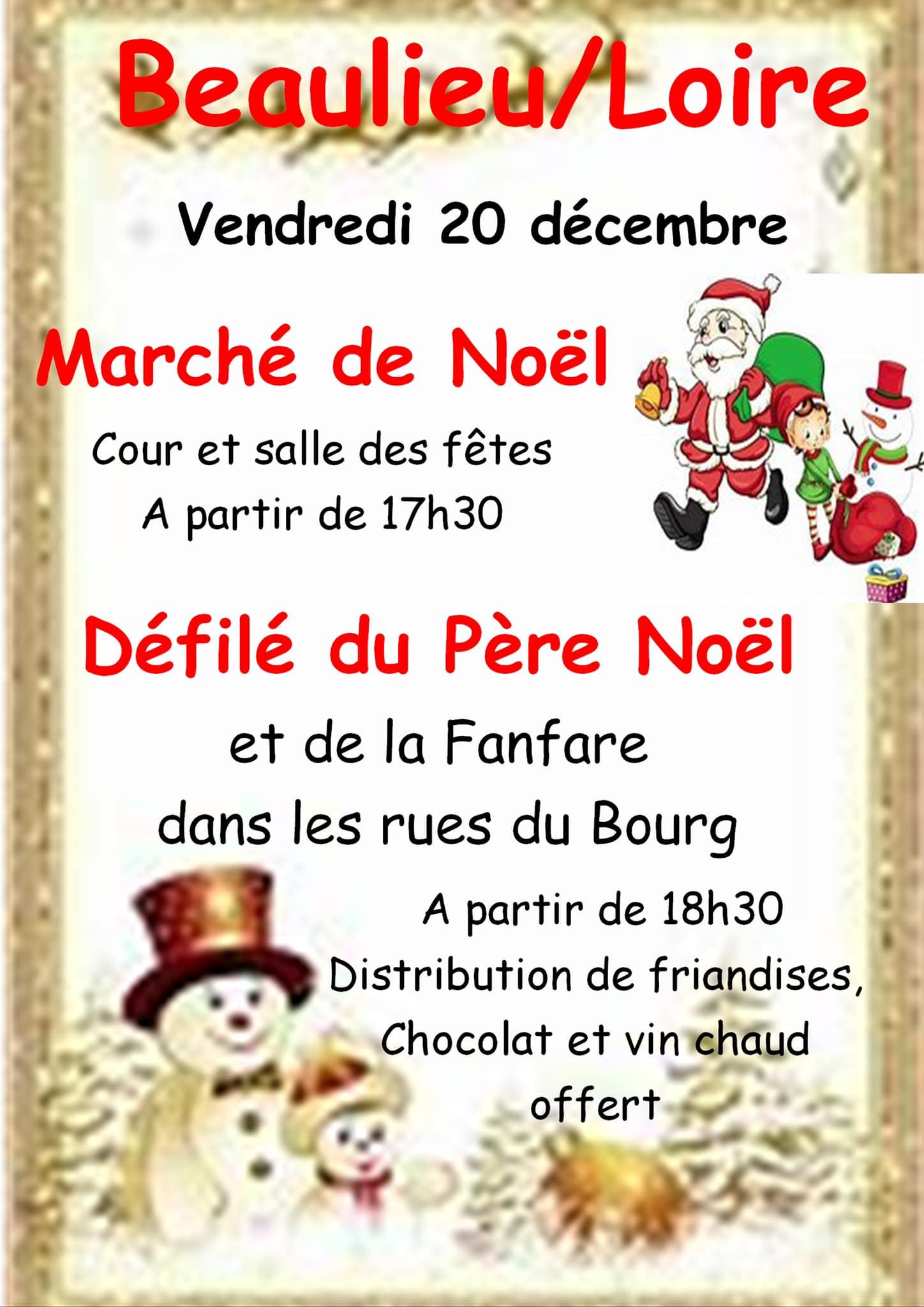 Marché et cavalcade de Noël