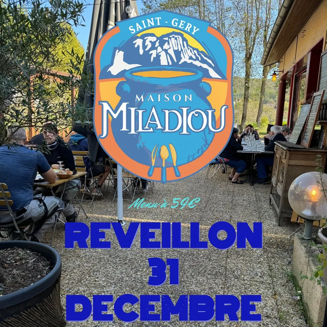 Menu du nouvel an au Miladiou