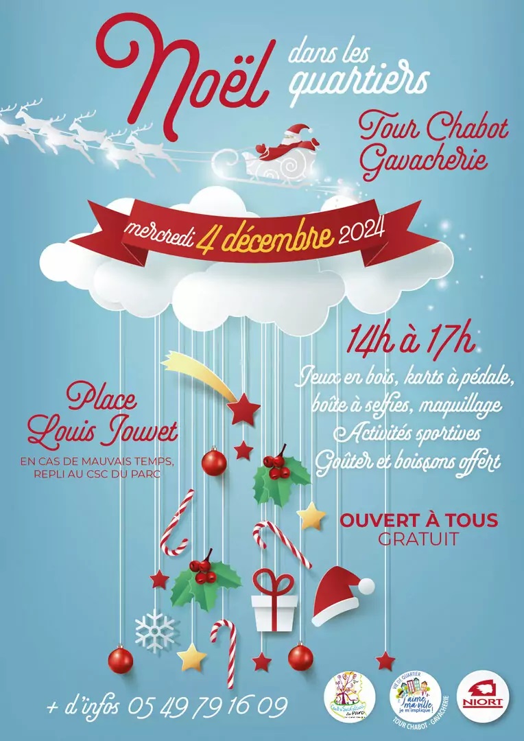 Noël à Niort Temps festif de Noël de la Tour-Chabot Gavacherie 2024