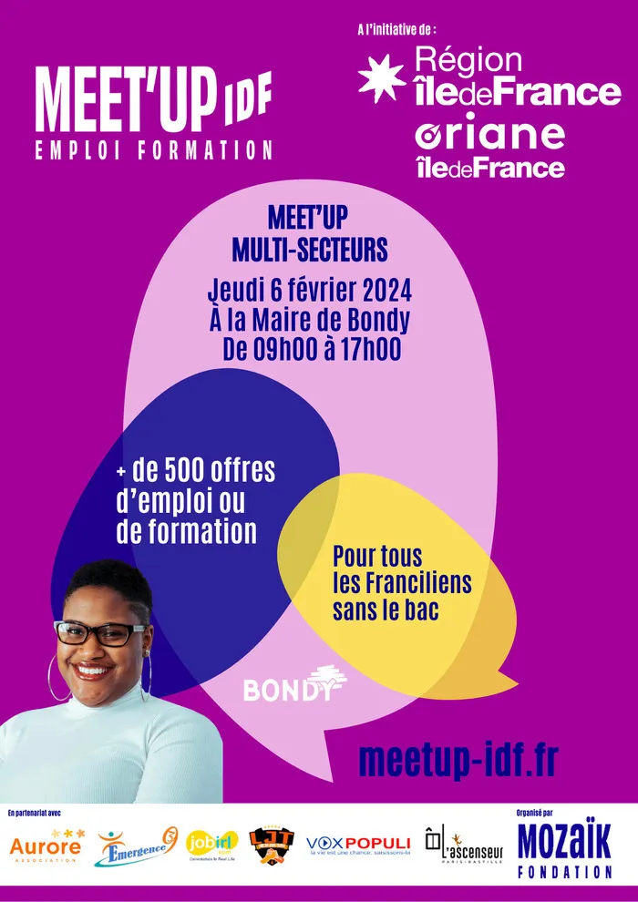 Participez au prochain Jobdating Meet'Up ! Mairie de Bondy Bondy