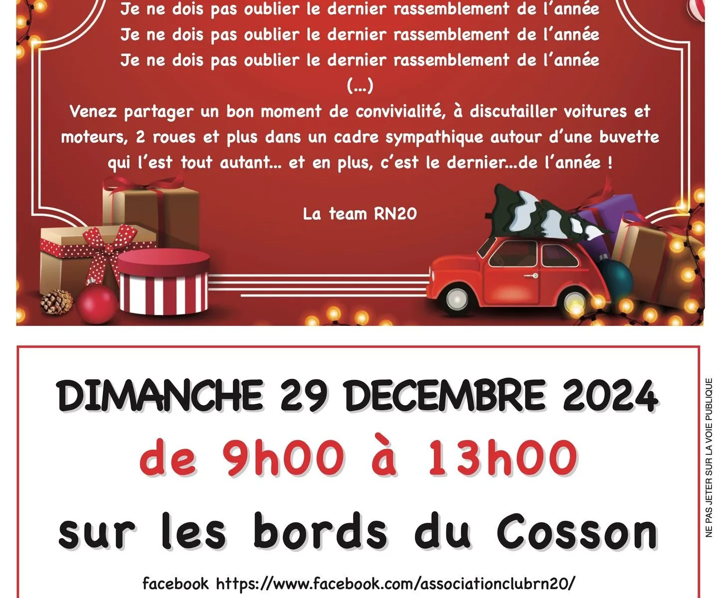 Rassemblement Club RN20 • Décembre 2024