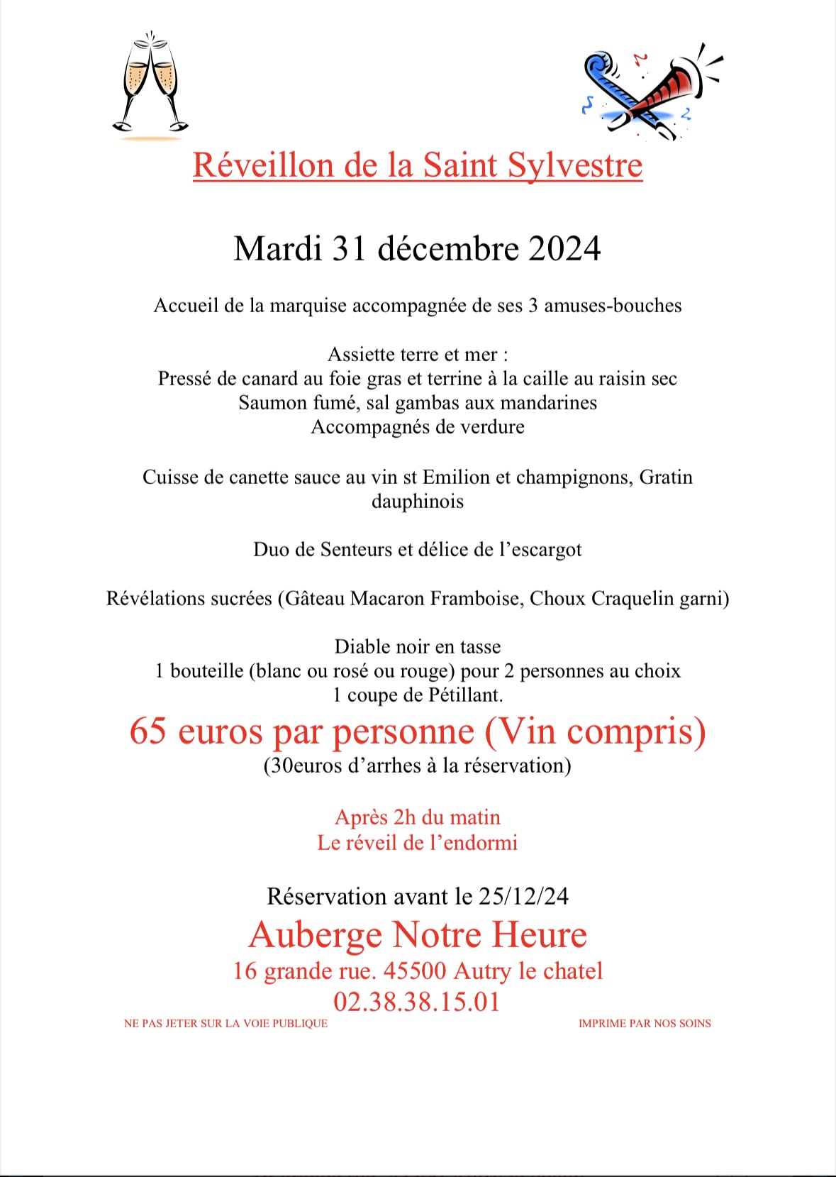 Soirée du Nouvel An