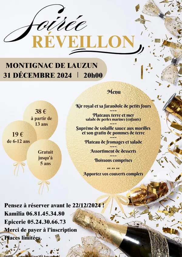 Soirée Réveillon