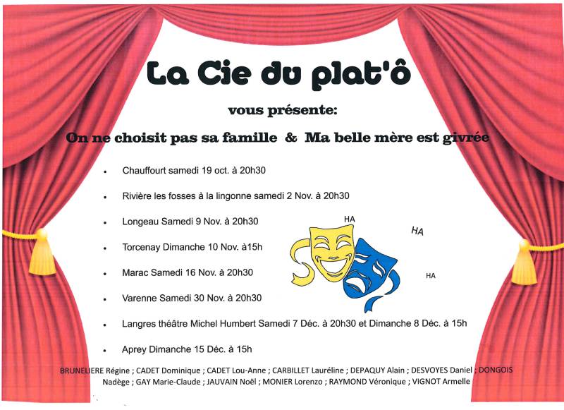 SPECTACLE PAR LA CIE DU PLAT'Ô