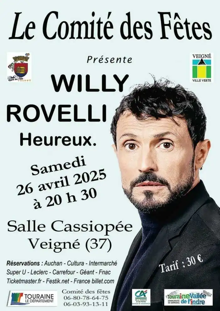 Spectacle Willy Rovelli Salle Cassiopée