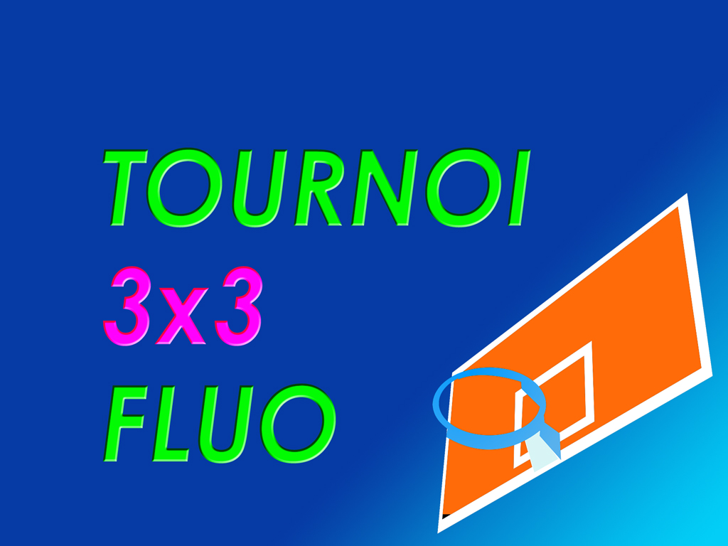 Tournoi basket 3X3 fluo