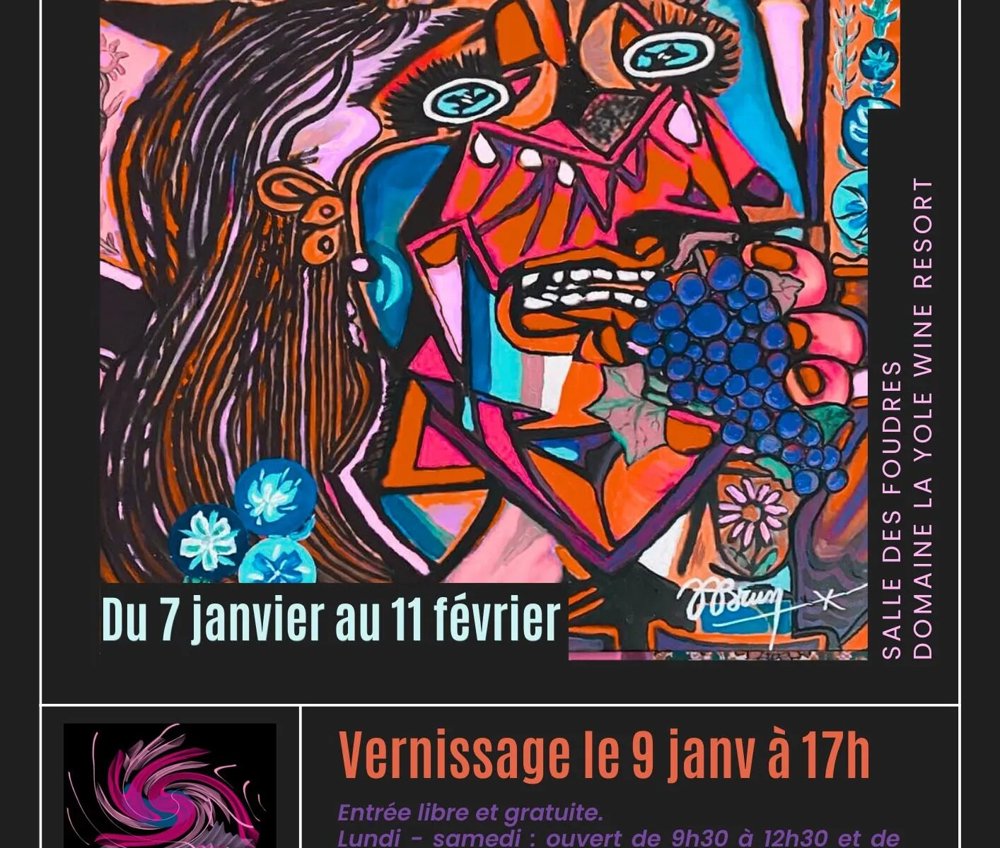 VERNISSAGE PEINTURE NUMÉRIQUE JABRUN