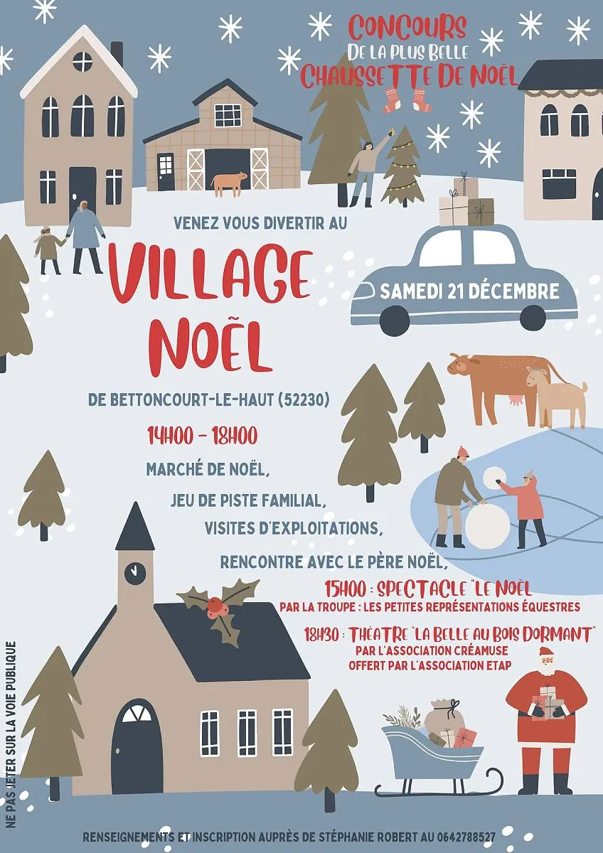 VILLAGE DE NOEL A BETTONCOURT LE HAUT