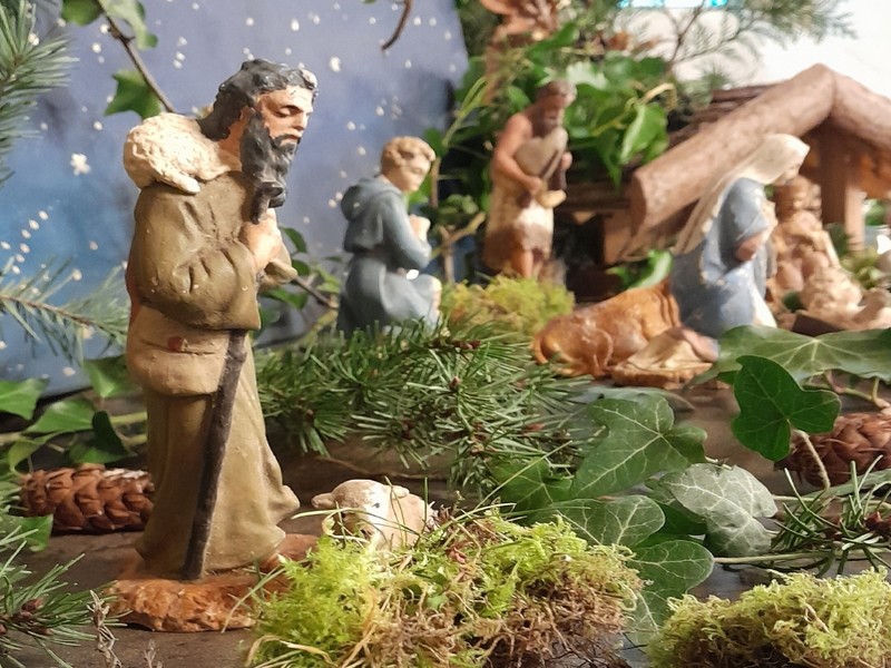 Visite de la crèche Eglise Notre Dame de la Créativité de Auquainville