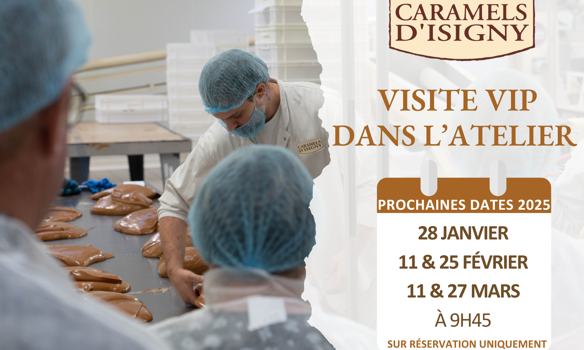 Visite VIP de l'atelier des Caramels d'Isigny