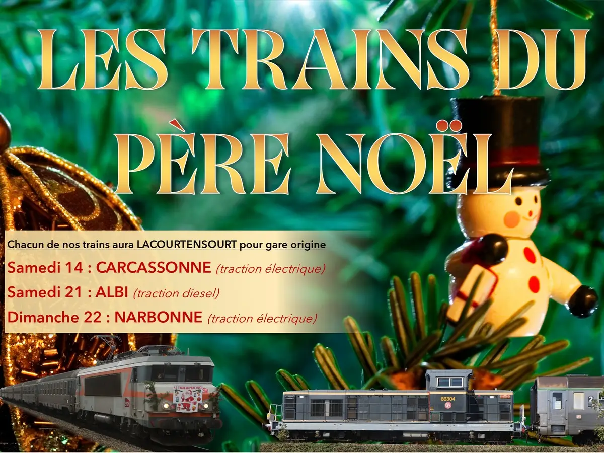 VOYAGE EN TRAIN À LA RENCONTRE DU PÈRE NOËL