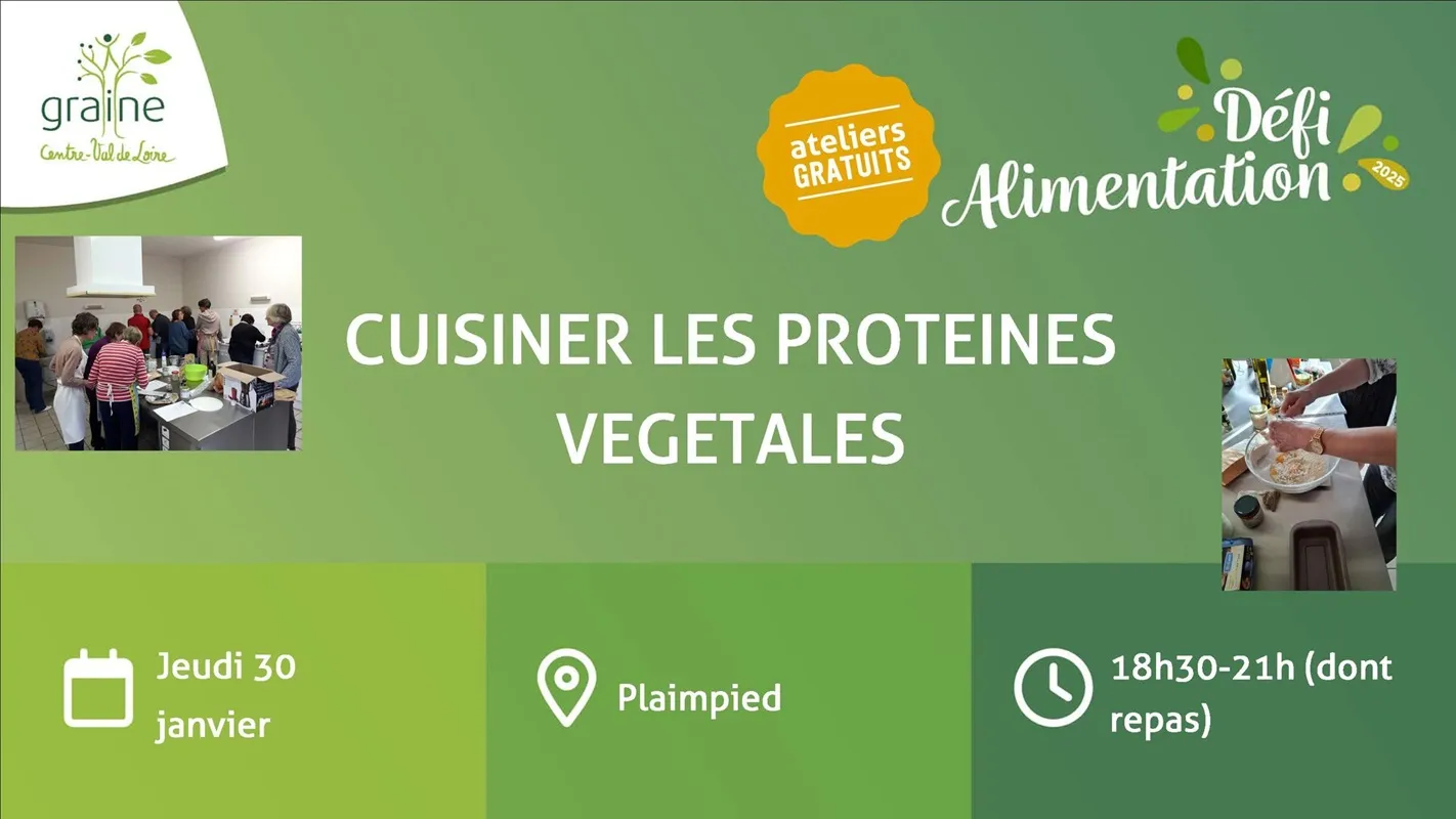 Atelier cuisiner les protéines végétales