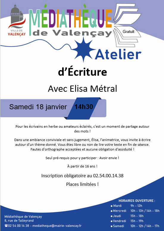 Atelier d'écriture