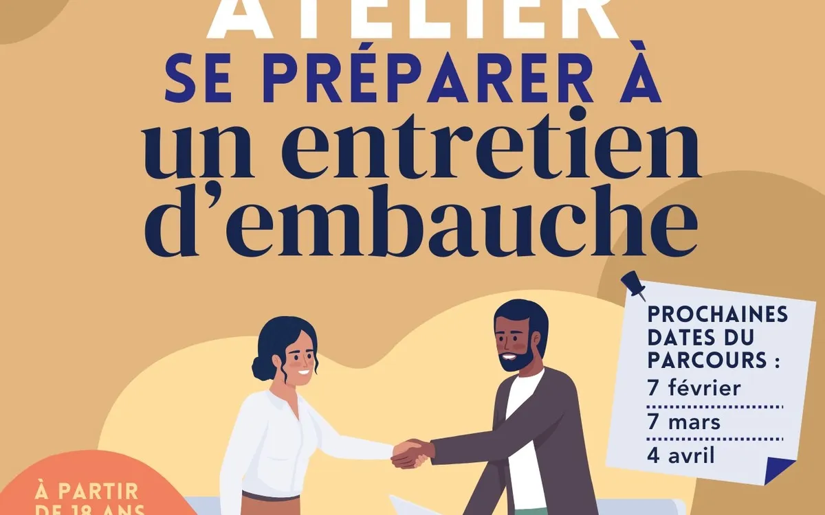 Atelier | Se préparer à un entretien d’embauche Centre Paris Anim’ Mado Robin Paris