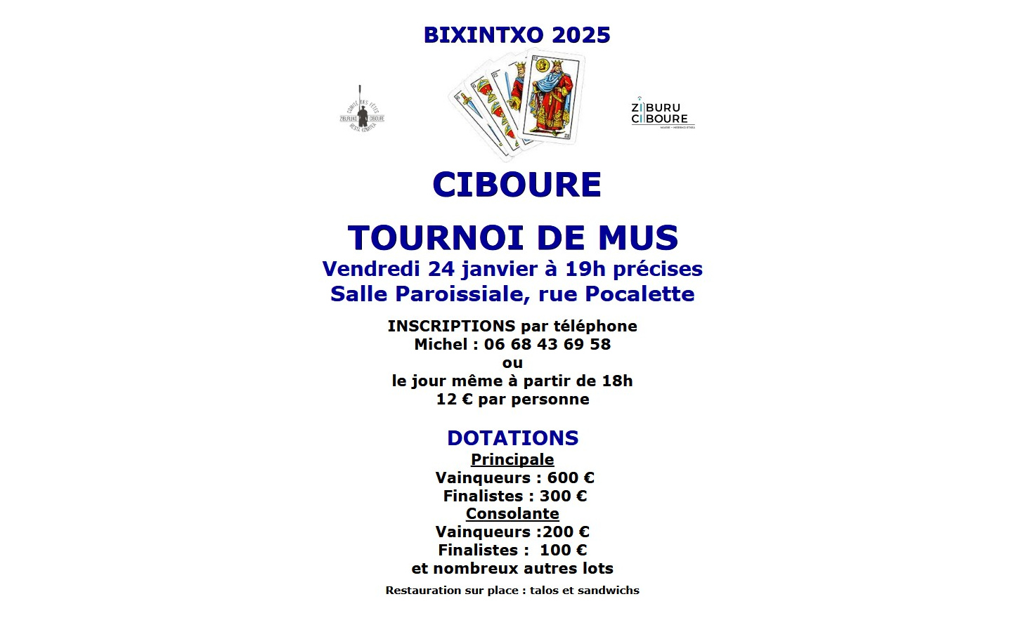 Bixintxo tournoi de mus