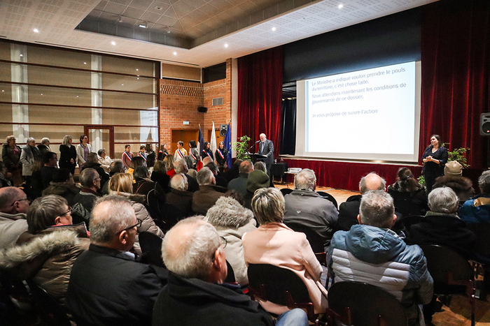 Cérémonie des vœux aux habitants Salle de l'Héronnière Saint-Aignan-Grandlieu