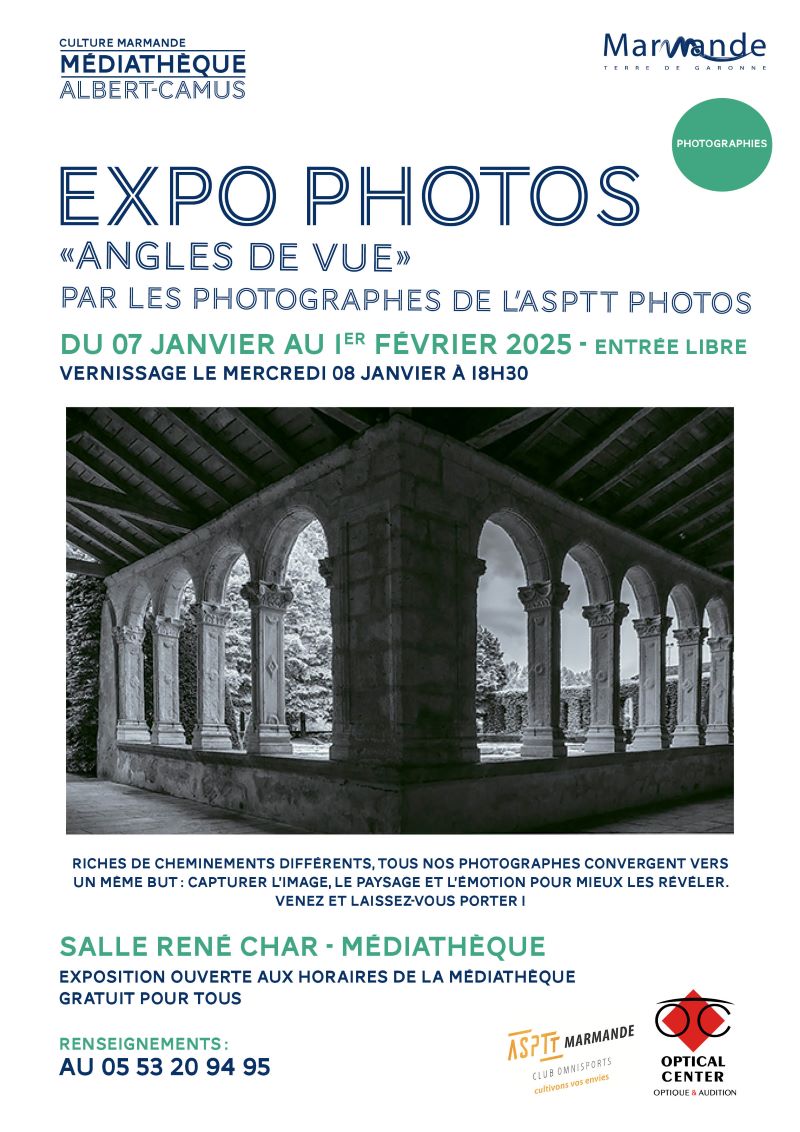 Exposition Photos "Angles de Vue" Médiathèque A. Camus