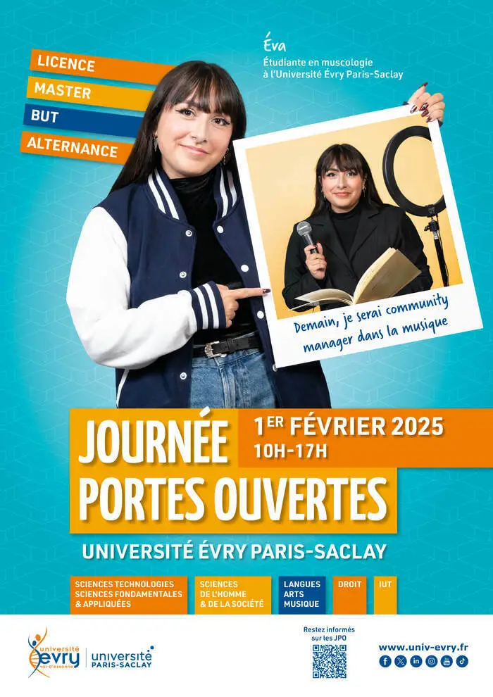 JOURNÉE PORTES OUVERTES UNIVERSITE EVRY PARIS SACLAY Évry-Courcouronnes