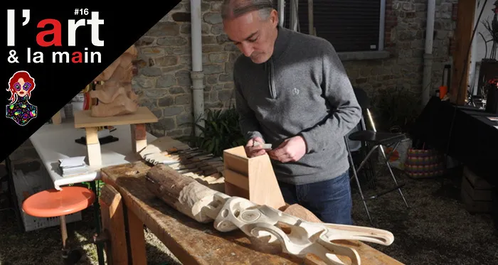 L'Art et la Main - stage de sculpture sur bois avec Samuel Arridiaux La Ferme de la Harpe Rennes