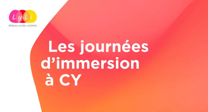 Les journées d'immersion à CY CY Cergy Paris Université - site des Chênes - 33 boulevard de l'Oise 95000 Cergy Cergy