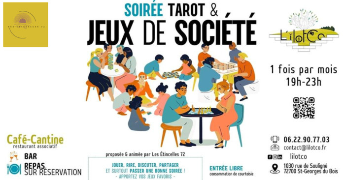 Soirée Jeux de société mensuelle à l'îlotco lieu-dit Le Gué Perroux