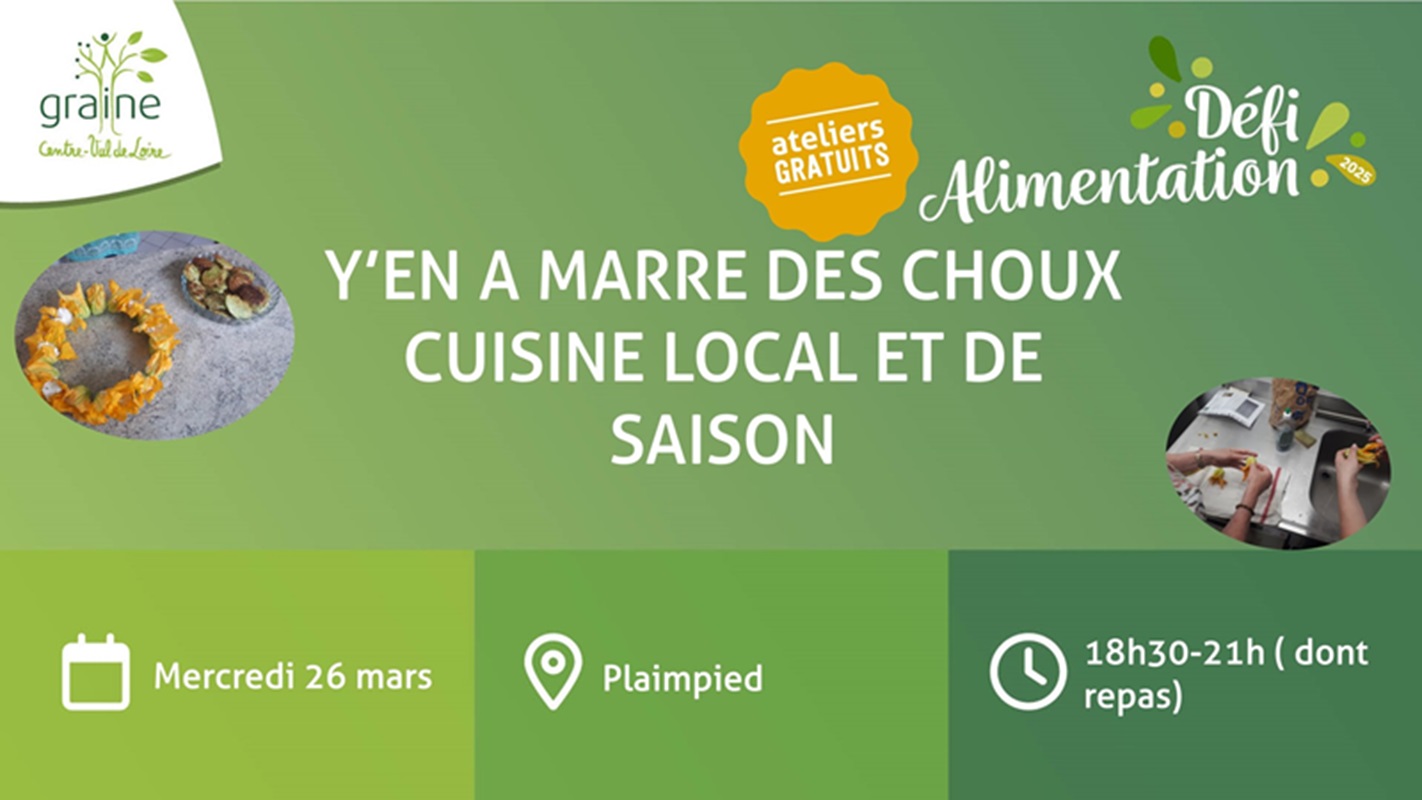 "Y en a marre des choux" Atelier cuisine local et de saison