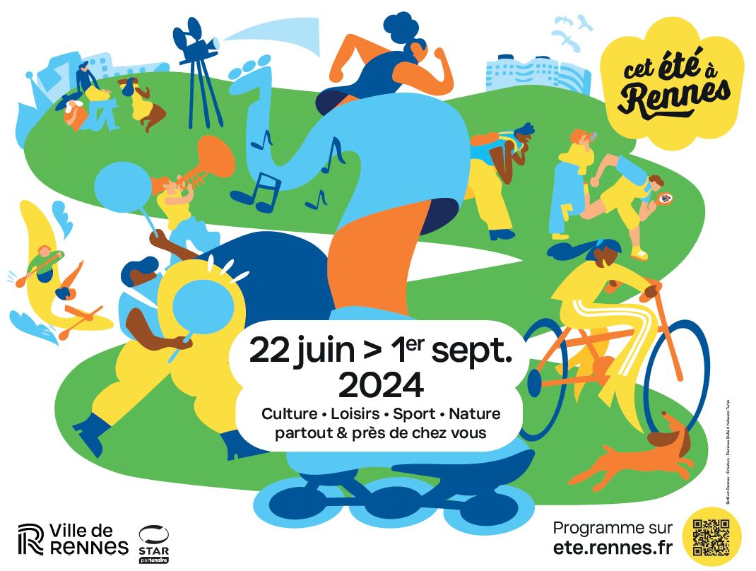 Cet été à Rennes. Un programme culture, sport et loisirs du 22 juin au 1er septembre 2024
