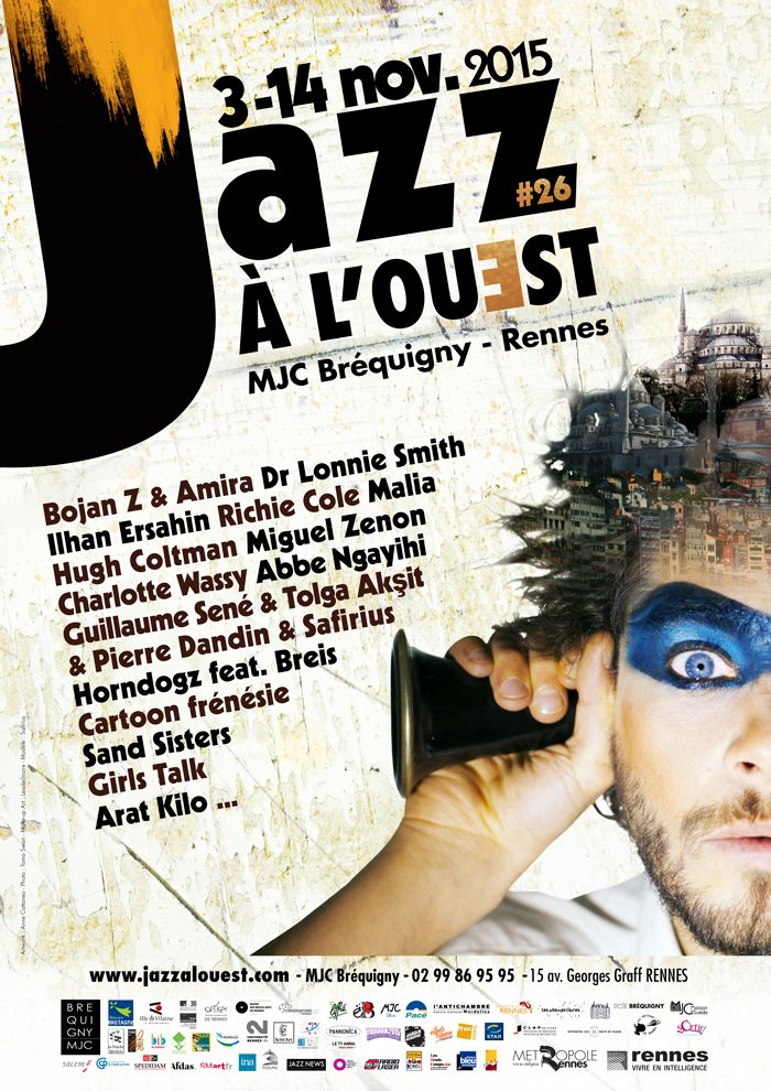 Novembre 2015, le Festival Jazz à l’Ouest réchauffe la Métropole de Rennes