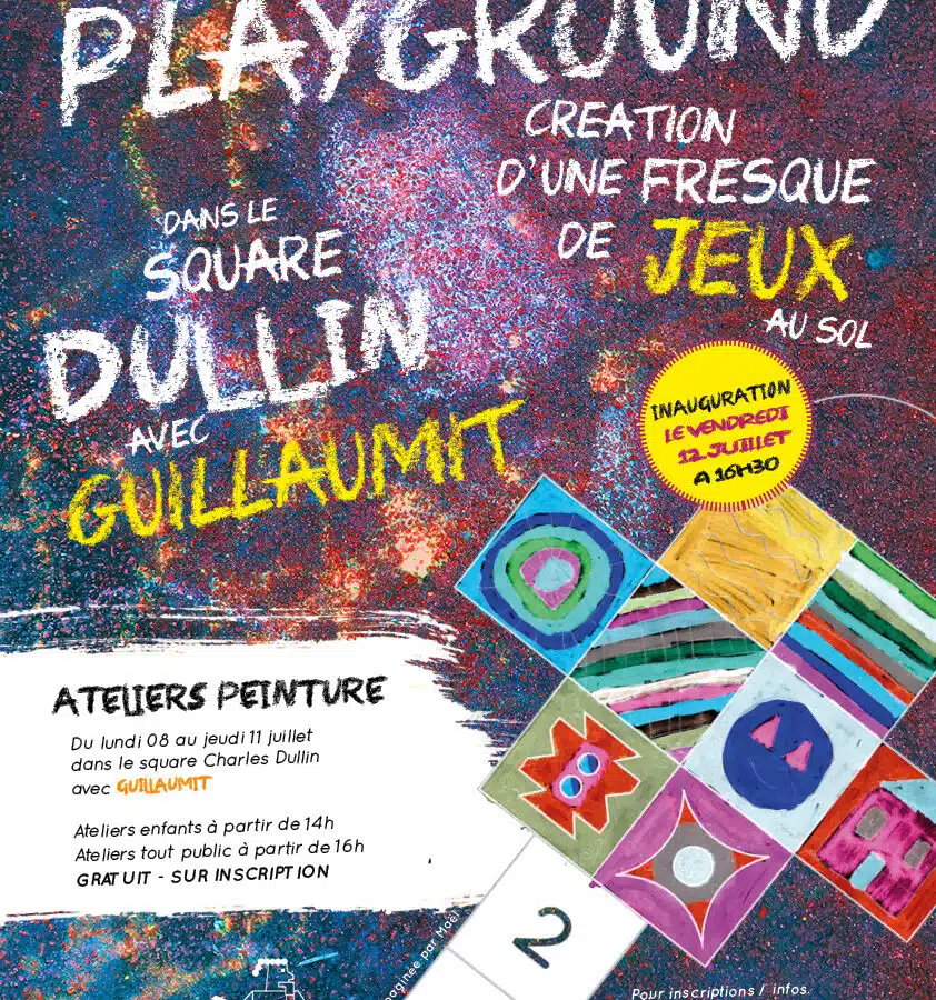 Rennes. L’artiste Guillaumit enchante le square Charles Dullin avec une fresque participative