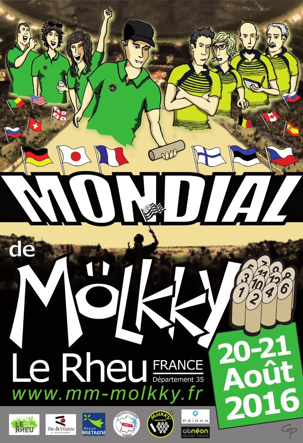 Championnat du monde de Mölkky, la France victorieuse au Rheu !