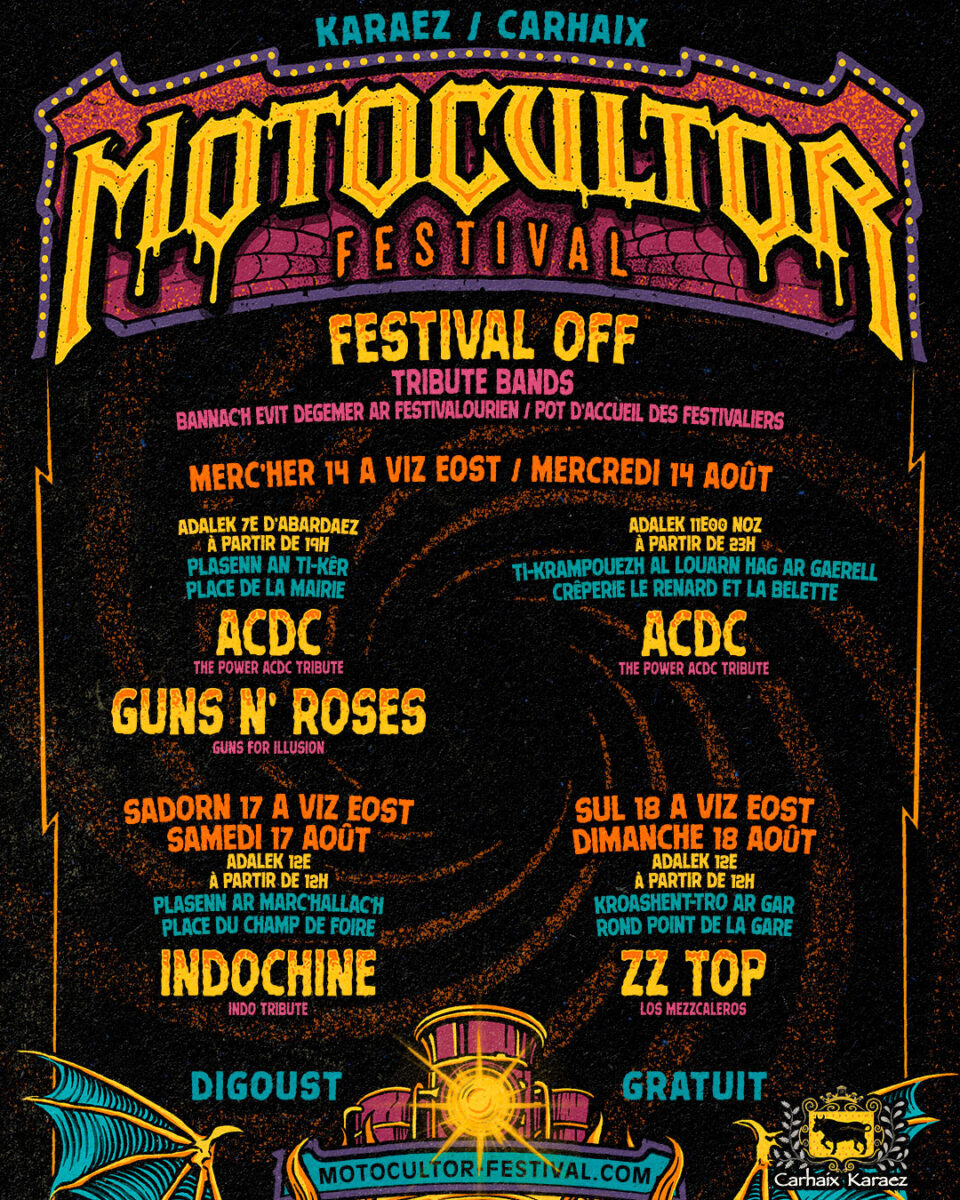 Finistère. Le festival Motocultor s’offre un Off les 14, 17 et 18 août 2024